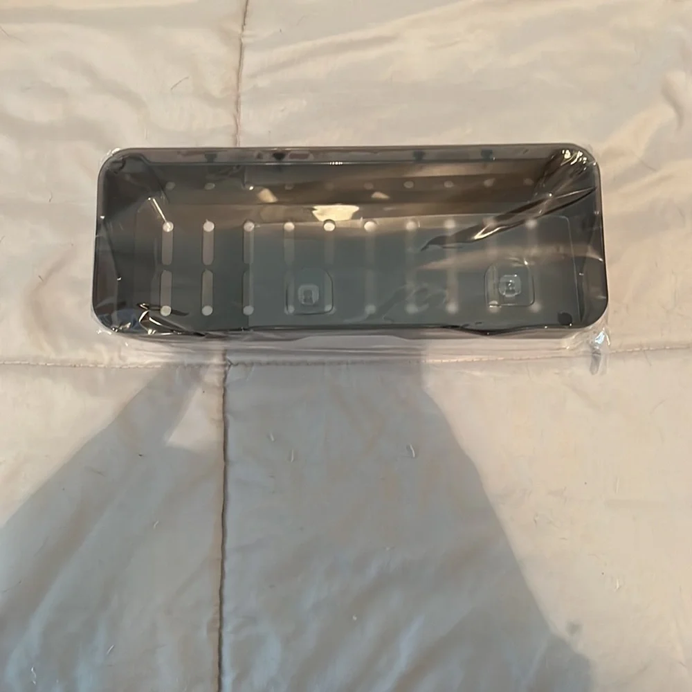 Shower storage for dorm students. Never opened